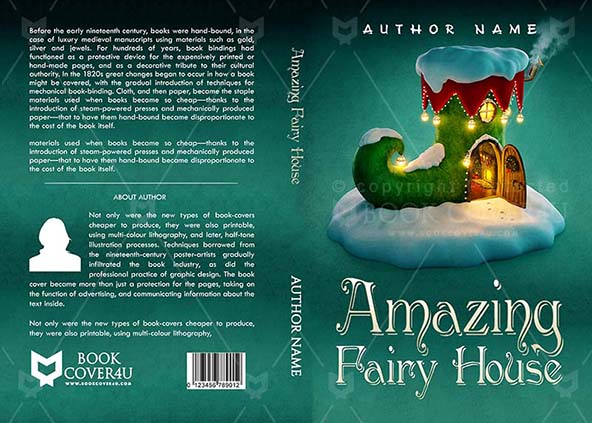 Children-book-cover-design-Amazing Fairy House-front