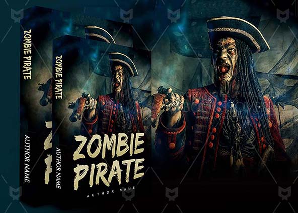 Horror-book-cover-design-Zombie Pirate-back