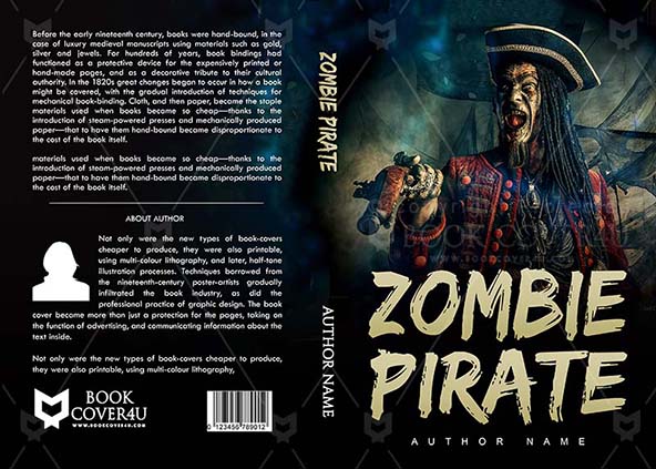 Horror-book-cover-design-Zombie Pirate-front