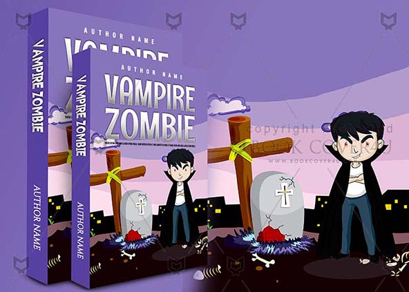 Children-book-cover-design-Vampire Zombie-back