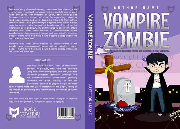 Children-book-cover-design-Vampire Zombie-front