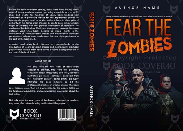 Horror-book-cover-design-Fear The Zombies-front