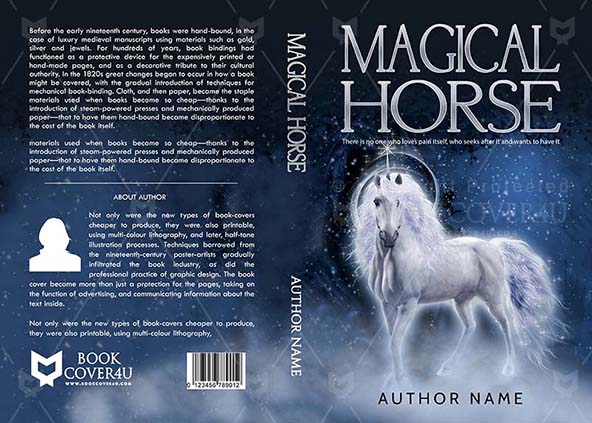 Fantasy-book-cover-design-Magical Horse-front