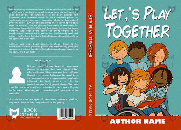 Children-book-cover-design-Lets Play Together-front