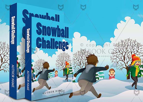 Children-book-cover-design-Snowball Challenge-back