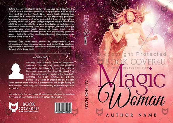 Fantasy-book-cover-design-Magic Woman-front