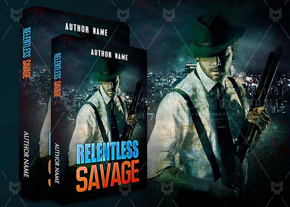 Romance-book-cover-design-Relentless Savage-back