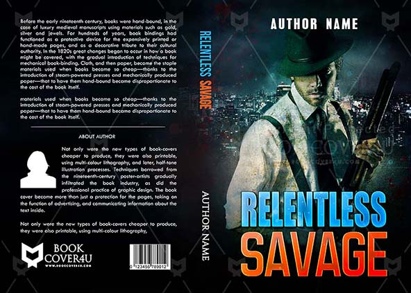 Romance-book-cover-design-Relentless Savage-front