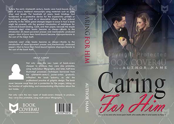 Romance-book-cover-design-Caring For Him-front