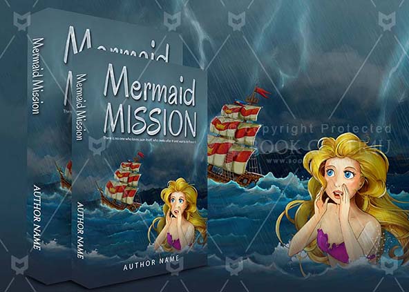 Children-book-cover-design-Mermaid Mission-back