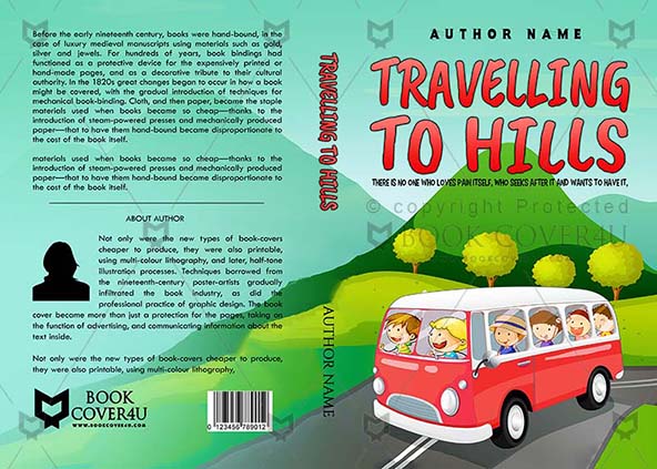 Children-book-cover-design-Travelling To Hills-front