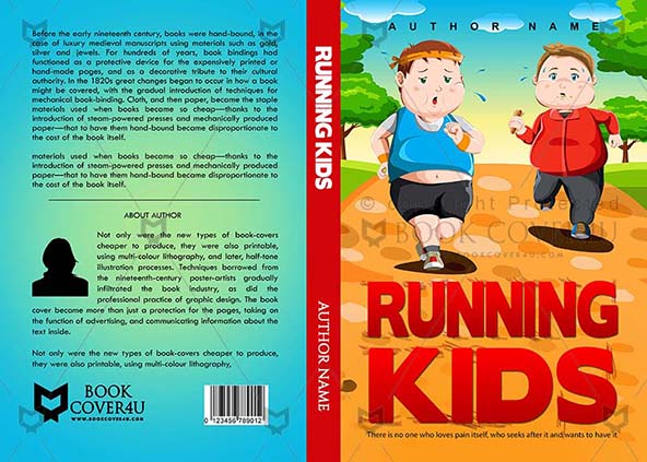 Children-book-cover-design-Running Kids-front