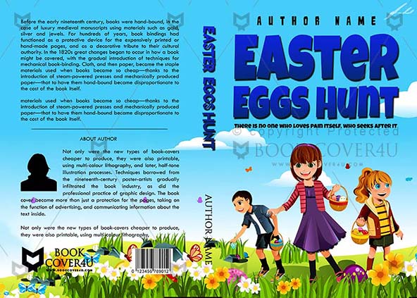 Children-book-cover-design-Easter Eggs Hunt-front