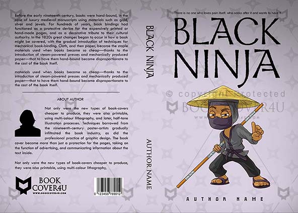 Children-book-cover-design-Black Ninja-front
