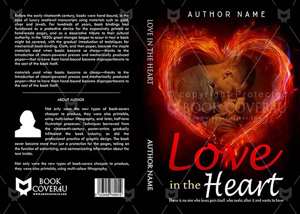 Romance-book-cover-design-Love In The Heart-front