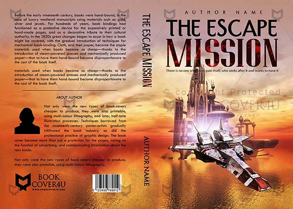 Thrillers-book-cover-design-The Escape Mission-front