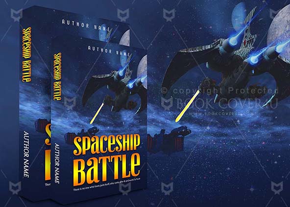 Thrillers-book-cover-design-Spaceship Battle-back