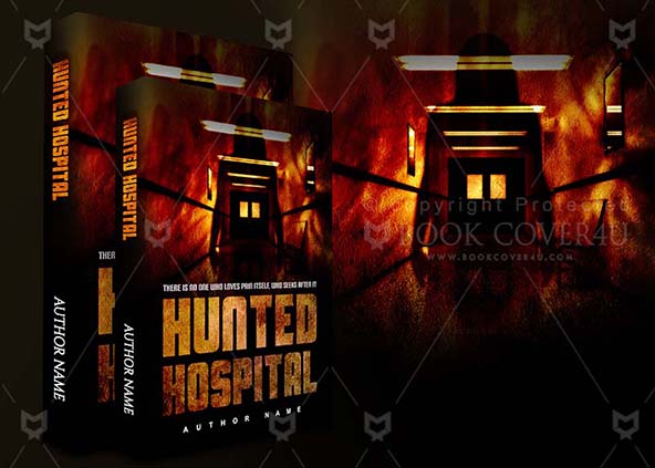 Horror-book-cover-design-Hunted Hospital-back