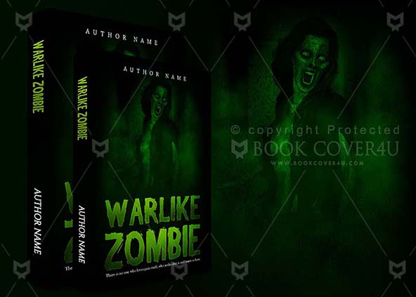 Horror-book-cover-design-Warlike Zombie-back