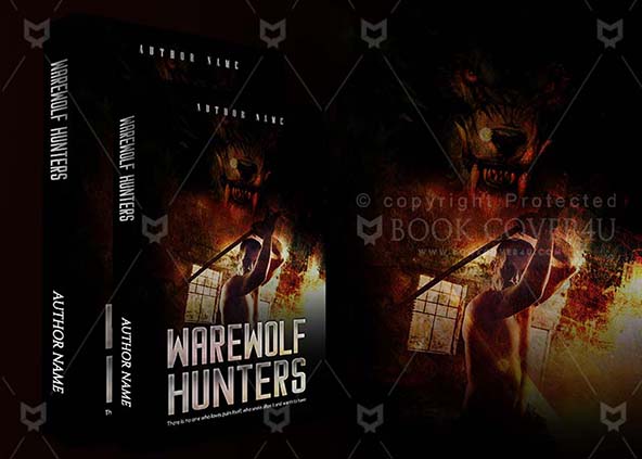 Horror-book-cover-design-Warewolf Hunters-back