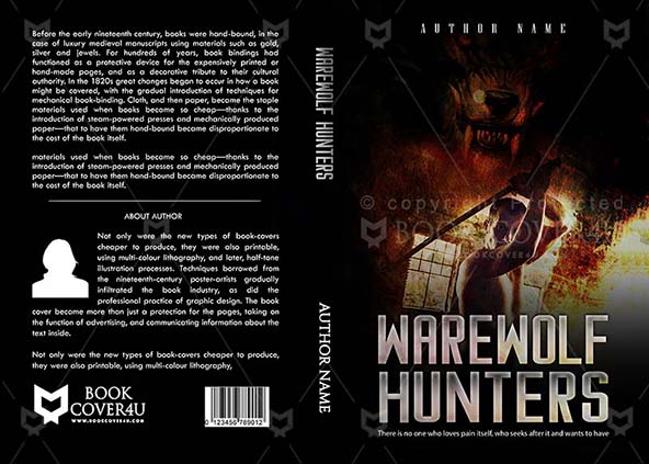 Horror-book-cover-design-Warewolf Hunters-front