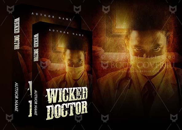 Horror-book-cover-design-Wcked Doctor-back