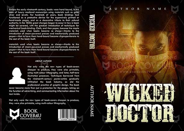 Horror-book-cover-design-Wcked Doctor-front