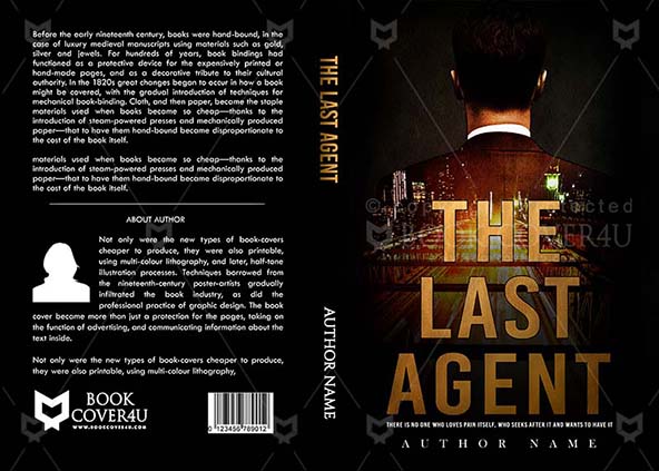 Thrillers-book-cover-design-The Last Agent-front