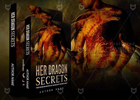 Romance-book-cover-design-Her Dragon Secrets-back