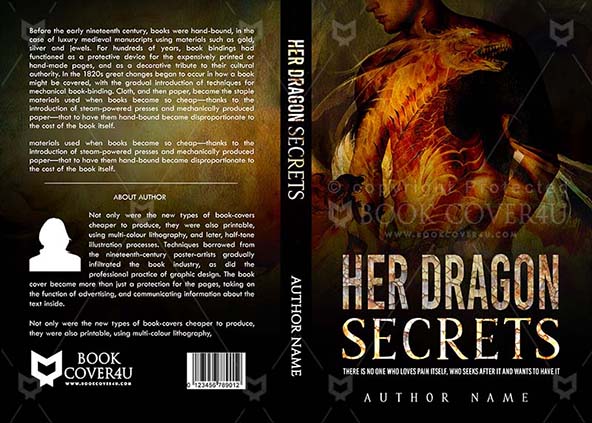Romance-book-cover-design-Her Dragon Secrets-front
