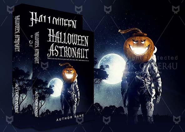 Horror-book-cover-design-Halloween Astronut-back