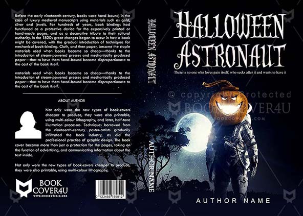 Horror-book-cover-design-Halloween Astronut-front