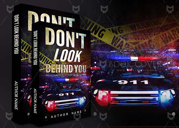 Thrillers-book-cover-design-Dont Look Behind You-back