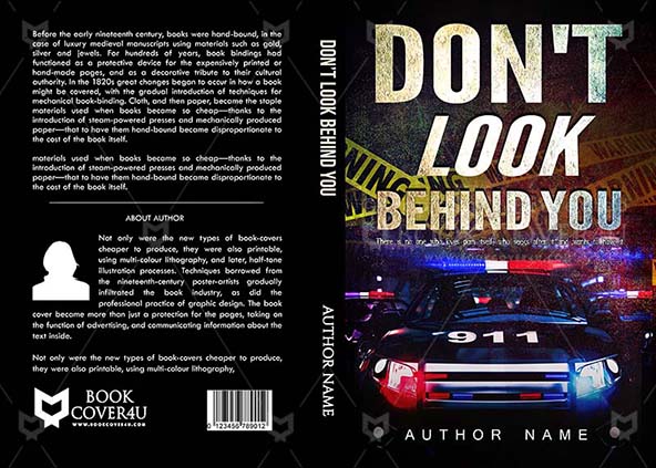 Thrillers-book-cover-design-Dont Look Behind You-front