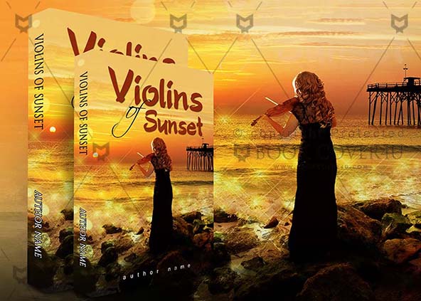 Romance-book-cover-design-Violin Of Sunset-back