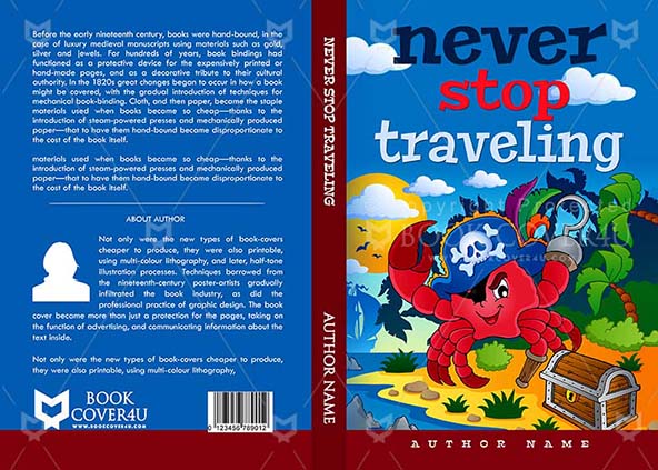 Children-book-cover-design-Never Stop Travelling-front