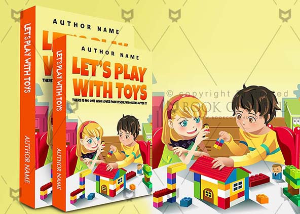 Children-book-cover-design-Lets Play With Toys-back