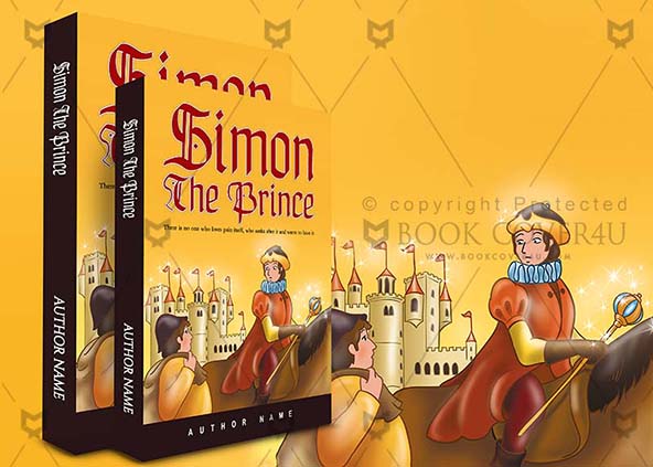 Children-book-cover-design-Simon The Prince-back