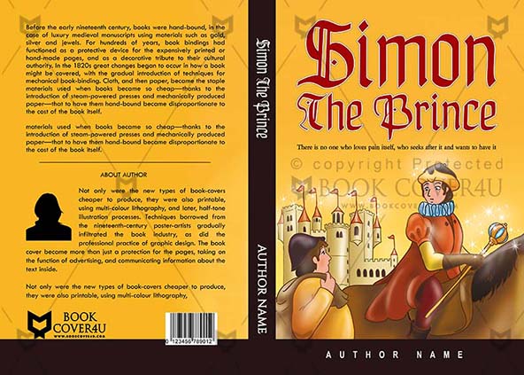 Children-book-cover-design-Simon The Prince-front