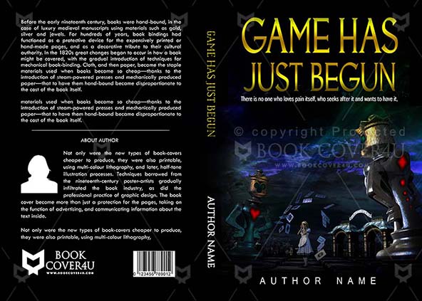 Thrillers-book-cover-design-Game Has Just Begun-front