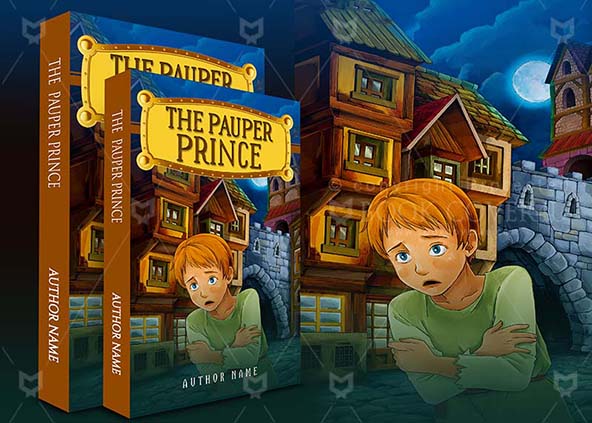Children-book-cover-design-The Pauper Prince-back