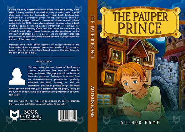 Children-book-cover-design-The Pauper Prince-front