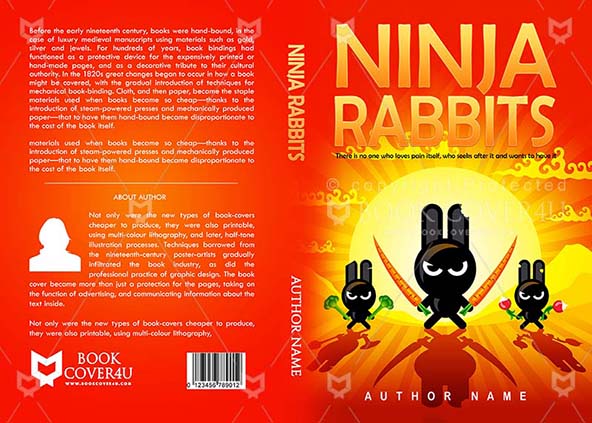 Children-book-cover-design-Ninja Rabbits-front