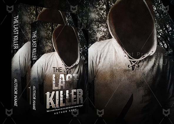 Horror-book-cover-design-The Last Killer-back