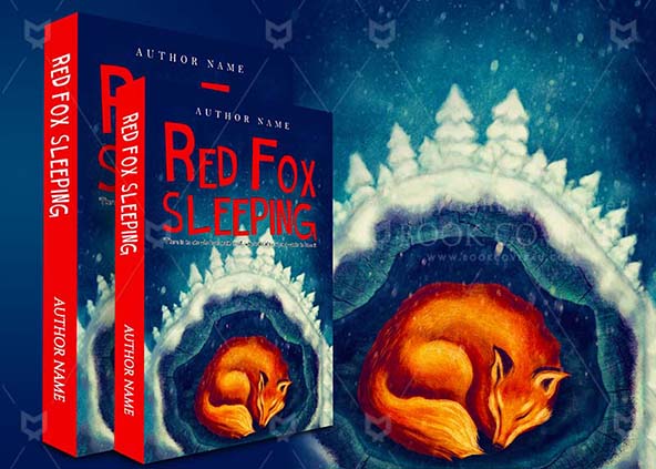 Children-book-cover-design-Red Fox Sleeping-back