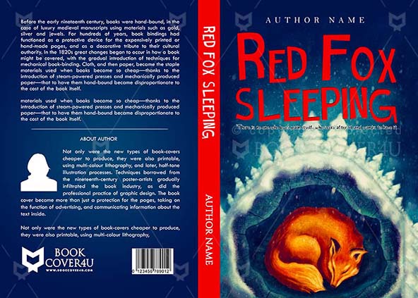 Children-book-cover-design-Red Fox Sleeping-front