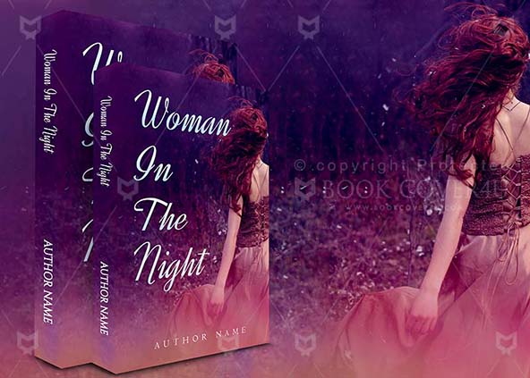 Fantasy-book-cover-design-Woman In The Night-back