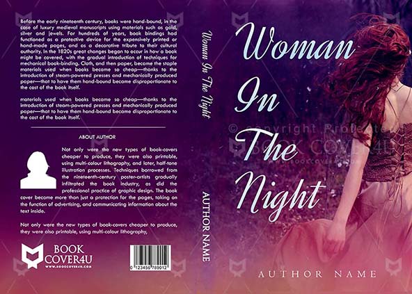 Fantasy-book-cover-design-Woman In The Night-front