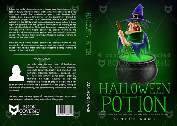 Horror-book-cover-design-Halloween Potion-front
