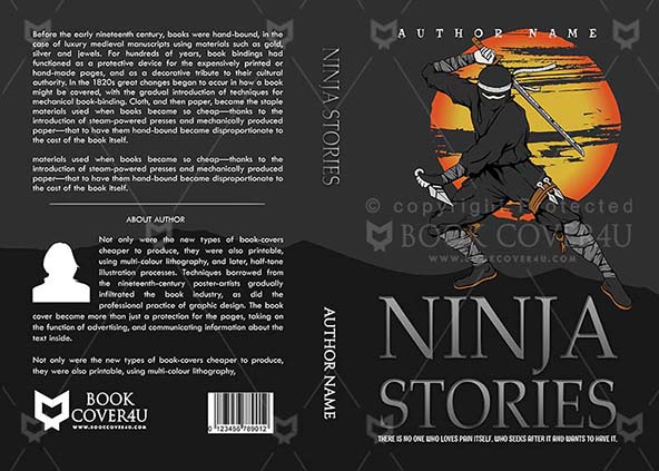 Children-book-cover-design-Ninja Stories-front